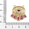 Brass Micro Pave Cubic Zirconia Pendants KK-S526-11G-A-3