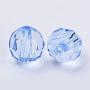 Transparent Acrylic Beads TACR-Q257-6mm-V41-3