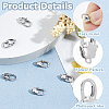 8Pcs Brass Lobster Claw Clasps KK-HS0001-54P-4