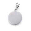 Non-Tarnish 304 Stainless Steel Pendants STAS-P211-16P-2