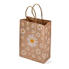 Daisy Flower Paper Gift Tote Bags ABAG-Q055-01B-1
