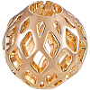 BENECREAT Brass Beads KK-BC0004-24G-2