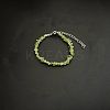 Natural Peridot Chip Beaded Bracelets for Women IW6789-8-1