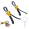 1Pc Plastic Filter Bottle Wrench & 2Pcs Adjustable Wrench TOOL-FH0001-67-1