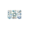 3 Sheets 3 Styles PVC Waterproof Decorative Stickers DIY-WH0404-094-8