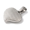 Non-Tarnish 304 Stainless Steel Pendants STAS-Z075-16P-2