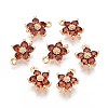 Brass Micro Cubic Zirconia Links KK-N231-27-NF-1