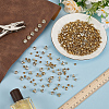 280 Sets 7 Styles Iron & Brass Double Cap Rivets KK-FG0001-19G-5