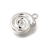 Ocean Theme Brass Charms KK-C096-13C-P-2