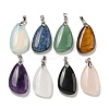 Natural & Synthetic Mixed Gemstone Pendants G-G147-02P-1