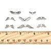 140Pcs 8 Styles Tibetan Style Alloy Beads TIBEB-FS0001-18-5