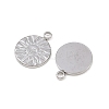 304 Stainless Steel Pendants LS-STAS-I363-09P-2