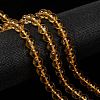 Natural Citrine Beads Strands G-E326-4mm-01-4