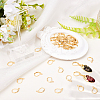 50Pcs Brass Leverback Earring Findings KK-BBC0023-87-4