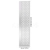 Tarnish Resistant 201 Stainless Steel Diamond Drawing Rulers DIAM-PW0001-061C-1