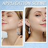 80Pcs 304 Stainless Steel Leverback Earring Findings STAS-SP0001-18P-5