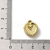 Rack Plating Brass Micro Pave Clear Cubic Zirconia Pendants KK-R158-08B-G-3