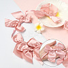 2Pcs Cloth Bowknot Hanging Banner for Christmas Tree Decoration AJEW-SP0002-82C-3