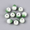 Handmade Crackle Porcelain Beads PORC-Q008-06B-05-1
