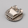 Tibetan Style Zinc Alloy Bolo Tie Slides Clasp Cabochon Settings FIND-WH0260-37J-AS-2