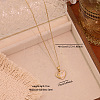304 Stainless Steel Enamel Pendant Necklaces WG17FE6-04-1