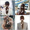 4Pcs 2 Colors Tulip Polyester Elastic Hair Accessories OHAR-CY0001-15-5