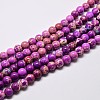 Natural Imperial Jasper Beads Strands G-I122-4mm-07-1