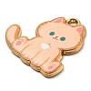 Printed Alloy Pendants ENAM-L042-04G-06-3