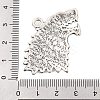 Wolf Tibetan Style Alloy Pendants TIBEP-S295-64AS-RS-2