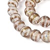 Handmade Foil Glass Beads Strands FOIL-N033-05H-3