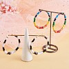 Enamel Bamboo Big Hoop Earrings JE976B-6