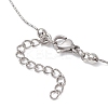 Natural Cultured Freshwater Pearl Rice Pendant 304 Stainless Steel Satellite Chain Necklaces for Women NJEW-JN05831-4