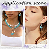 60Pcs Synthetic Turquoise Beads TURQ-SC0001-33-5
