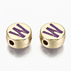 Alloy Enamel Beads X-ENAM-S122-029W-RS-2
