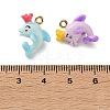 Alloy Enamel Pendants FIND-Z117-09G-4