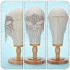1Pc Alloy Headwear Masquerade Masks AJEW-GA0008-17P-3