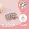 100Pcs 20 Styles Alloy Cubic Zirconia Charms ZIRC-HS0001-09-4