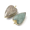 Natural Mixed Stone Pendants G-G012-12G-B-3