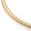 Iron Round Snake Chains Choker Necklaces NJEW-T016-02G-2