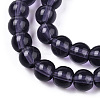 Transparent Glass Beads Strands GLAA-T032-T6mm-03-2