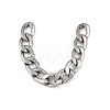 Tarnish Resistant Men's Jewelry Making 304 Stainless Steel Cuban Link Chains CHS-A003M-1.8NK-1