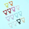 14Pcs Spray Painted Eco-Friendly Alloy Swivel Snap Hook Clasps FIND-FS0004-59-7