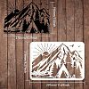 Plastic Reusable Drawing Painting Stencils Templates DIY-WH0202-260-2