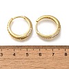 Rack Plating Brass Micro Pave Cubic Zirconia Hoop Earrings EJEW-H143-25G-01-5