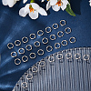 400Pcs 304 Stainless Steel Split Rings STAS-BBC0006-16B-4