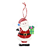 Christmas Santa Claus Handmade Polymer Clay Pendant Decorations LS-HJEW-P017-01F-1