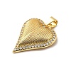 Brass Micro Pave Cubic Zirconia Pendants KK-A266-04G-G-2