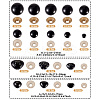 260Pcs 16 Style Resin Doll Eyes & Nose FIND-TA0003-82-3
