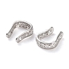 Rhodium Plated 925 Sterling Silver Ear Cuff Findings STER-K176-27P-2