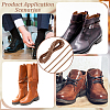 Flat Leather Craft Shoemaker Cord with Metal Rivet AJEW-WH0561-08A-6